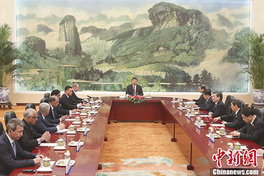 5月22日,中国国家主席习近平在北京人民大会堂