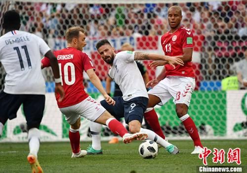 本届世界杯首场0:0诞生 丹麦闷平法国携手出线