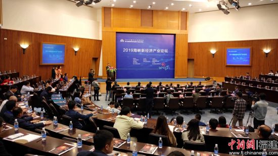 “2019海峡新经济产业论坛”13日在厦门举办。
