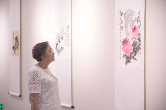陕西著名国画家安君康中国画展在福州画院举行。