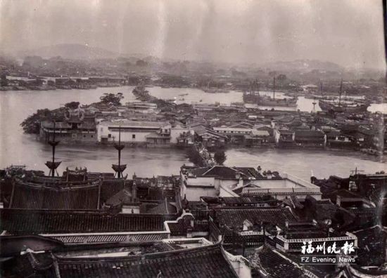1900年中洲岛照片。
