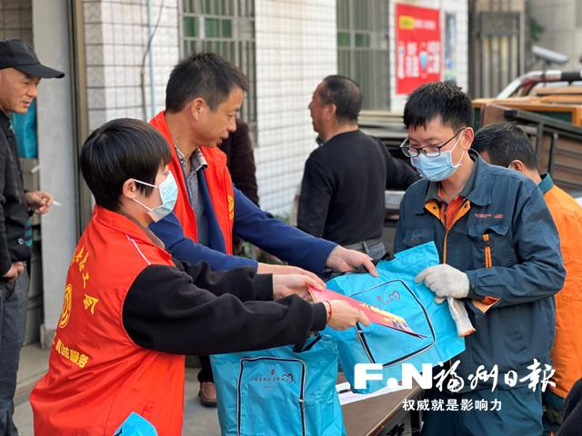 闽侯县总工会“六送”活动温暖新就业形态劳动者。